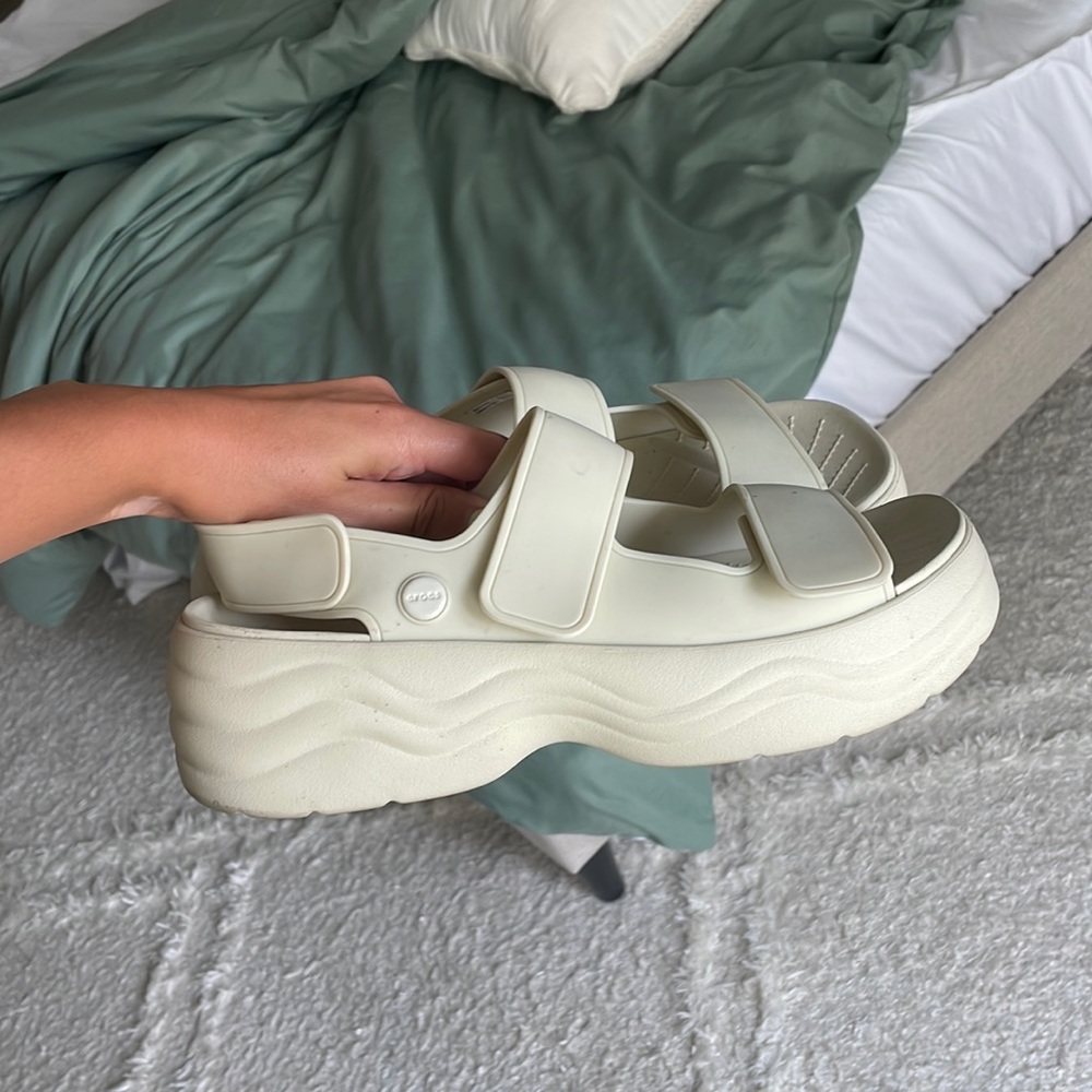 Velcro Platform Crocs
